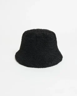 Amara Bouclette Bucket Hat Noir