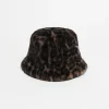 Amara Bucket Hat Dark Leopard