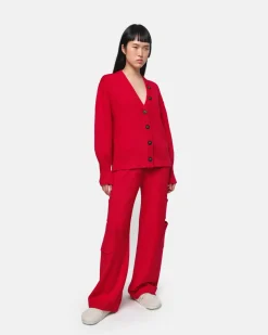 Anderson Cardigan Rouge