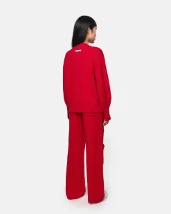Anderson Cardigan Rouge