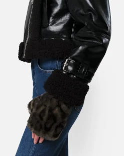 Ariel Gloves Dark Leopard