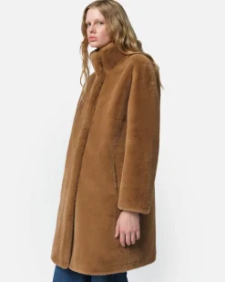 Blair Camel Mid-Length Coat