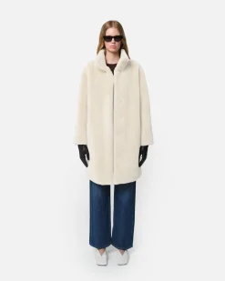 Blair Latte Mid-Length Coat