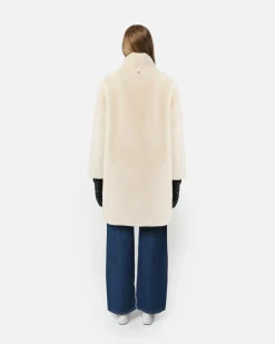 Blair Latte Mid-Length Coat