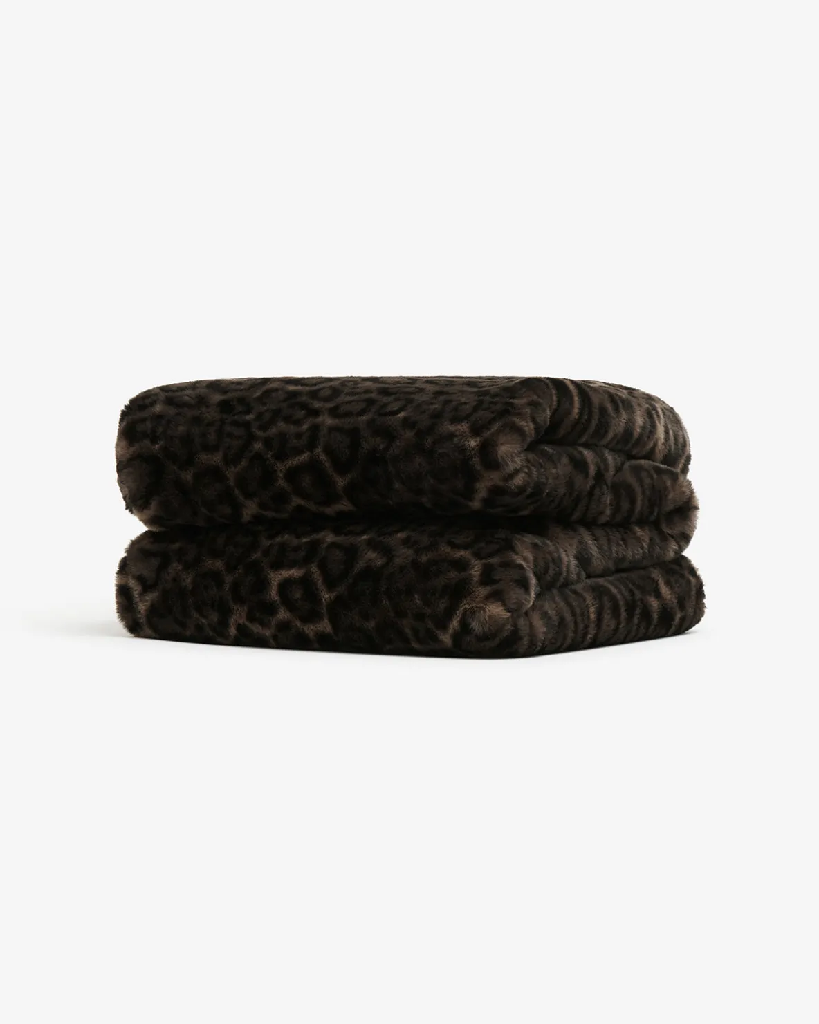 Brady Dark Leopard Blanket