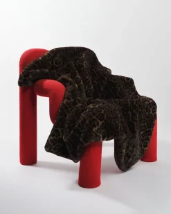 Brady Dark Leopard Blanket