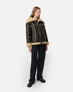 Calina Coat Java & Sand