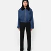 Carine Bomber Indigo & Noir
