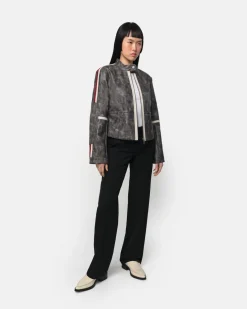 Casey Moto Jacket Slate