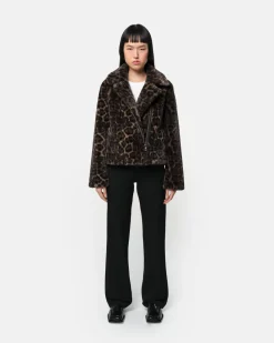 Dahlia Dark Leopard Biker
