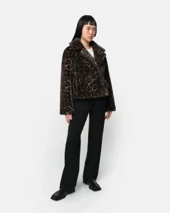 Dahlia Dark Leopard Biker