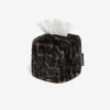 Davey Dark Leopard Tissue Box Cover