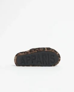 Dillon Dark Leopard Slide