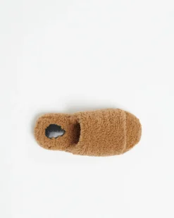Dillon Hazelnut Bouclette Slide