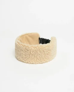 Eleni Bouclette Headband Sand