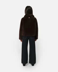 Elis Espresso Kids Short Coat
