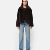 Elis Espresso Short Coat
