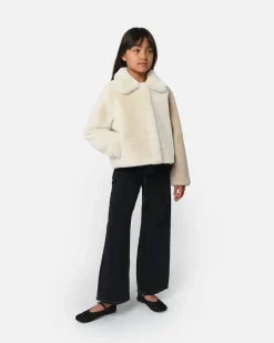 Elis Latte Kids Short Coat
