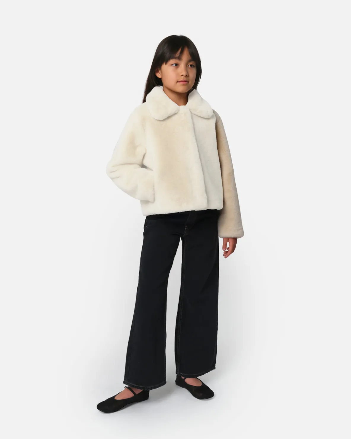 Elis Latte Kids Short Coat