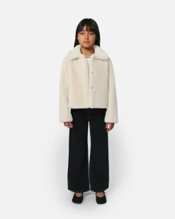 Elis Latte Kids Short Coat