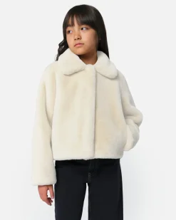 Elis Latte Kids Short Coat