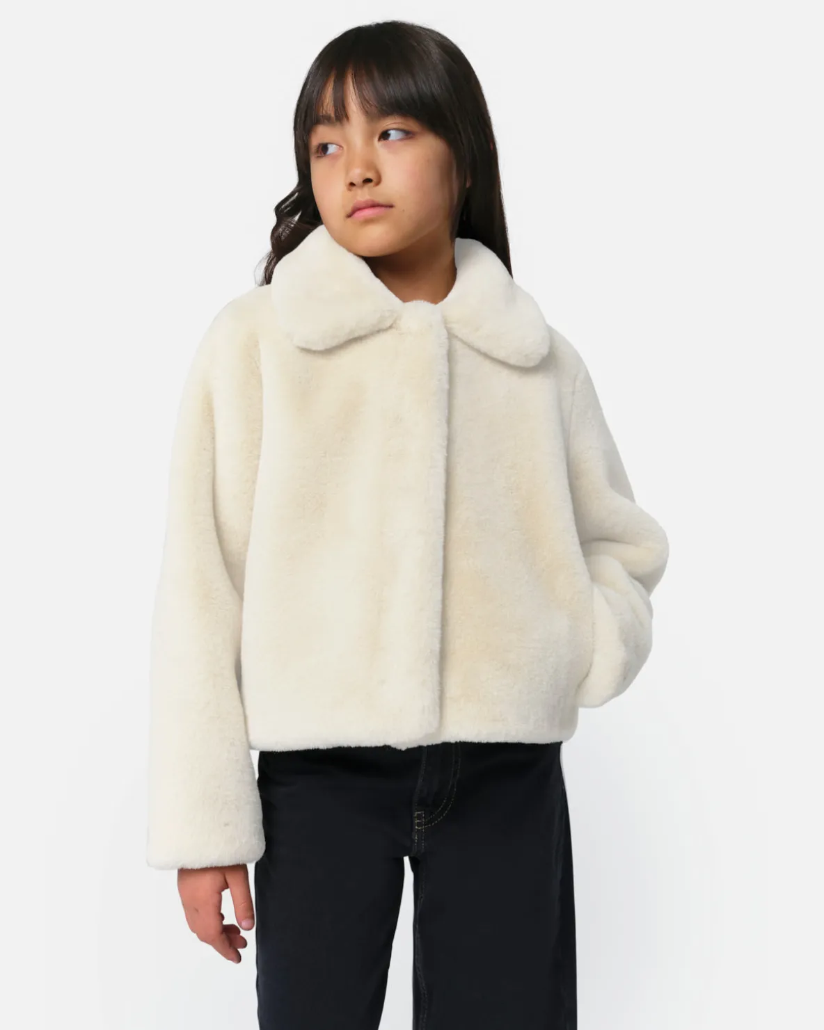 Elis Latte Kids Short Coat