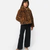 Elis Leopard Kids Short Coat