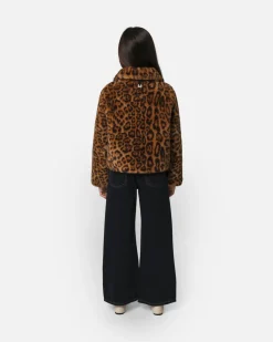 Elis Leopard Kids Short Coat