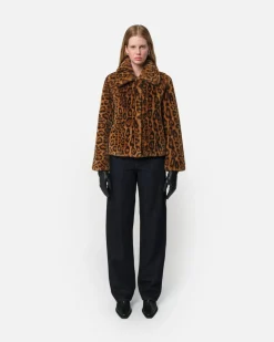 Elis Leopard Short Coat