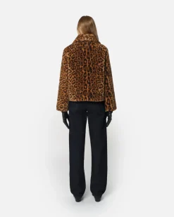 Elis Leopard Short Coat