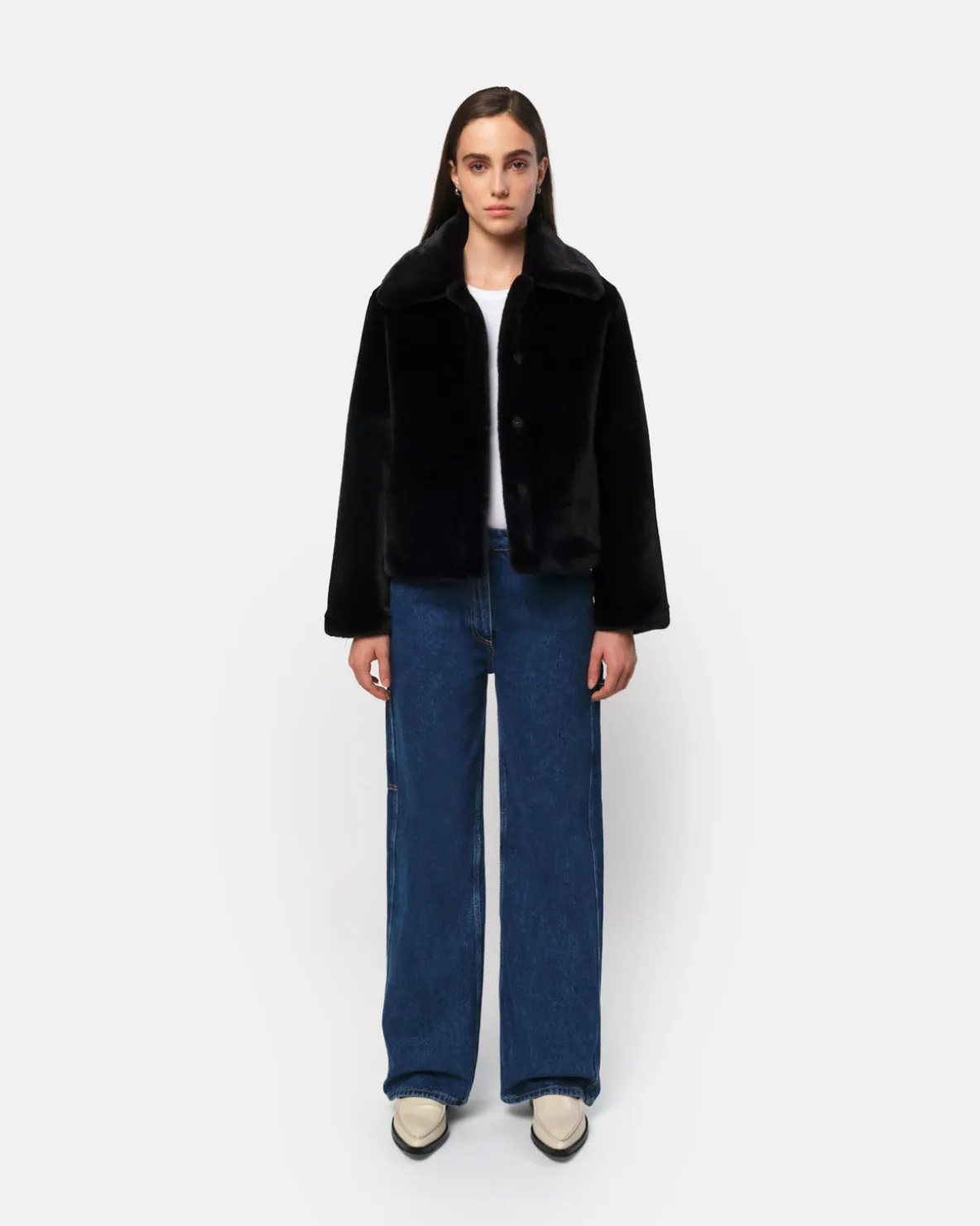 Elis Noir Short Coat