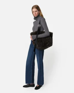 Esti Dark Leopard Tote