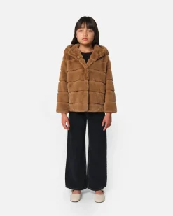 Goldy Kids Camel Coat