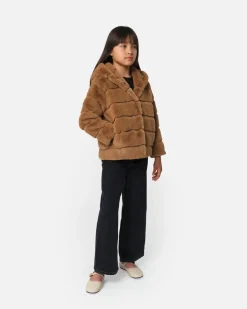 Goldy Kids Camel Coat