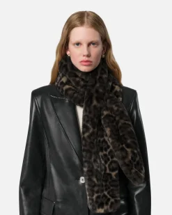 Kai Scarf Dark Leopard