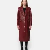 Lauren Overcoat Crimson