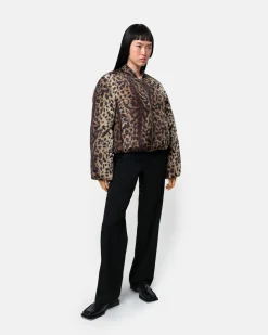 Leni Bomber Jacket Leopard