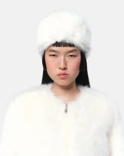 Margot Pillbox Hat Blanc