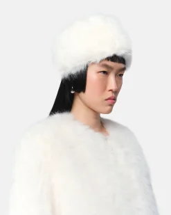 Margot Pillbox Hat Blanc