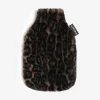 Meena Dark Leopard Hot Water Bottle