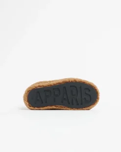 Misha Hazelnut Bouclette Slipper
