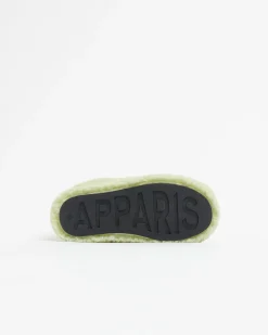 Misha Pistachio Bouclette Slipper