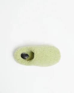 Misha Pistachio Bouclette Slipper