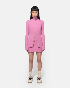 Nova Orchid Zip-Up Cardigan