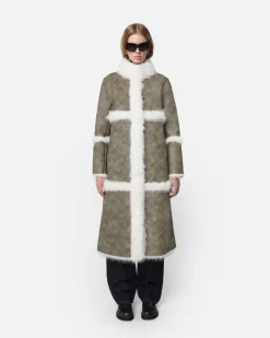 Tilly Coat Sage, Blanc