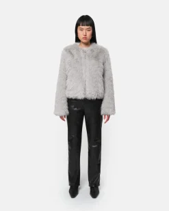 Uma Coat Silver