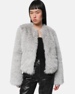 Uma Coat Silver